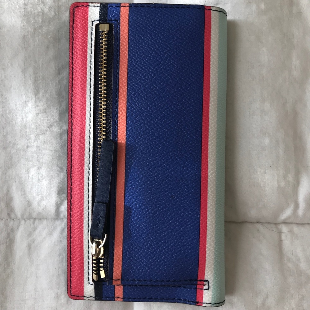Colorful Striped Kate Spade wallet